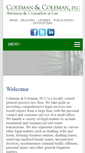 Mobile Screenshot of colemanbrotherslaw.com